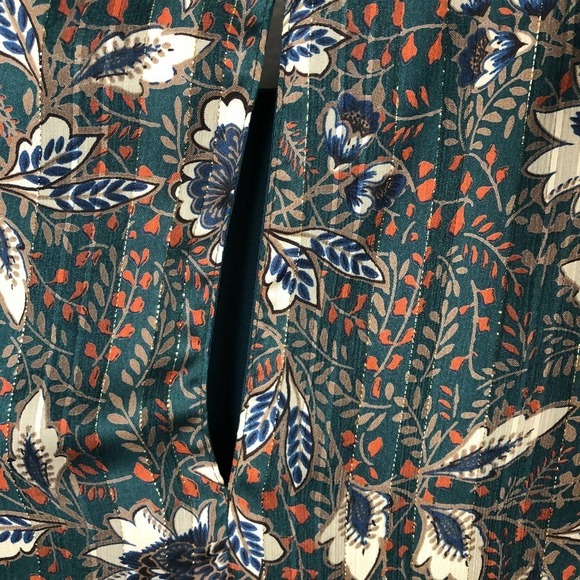 Lulus Size Small Green Floral Shift Dress - Picture 6 of 7